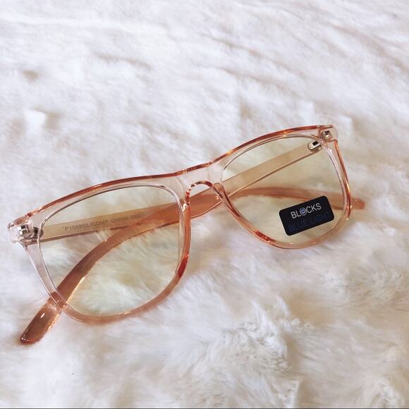 Nadia Pink Computer Blue Light Glasses - Picture 5 of 9